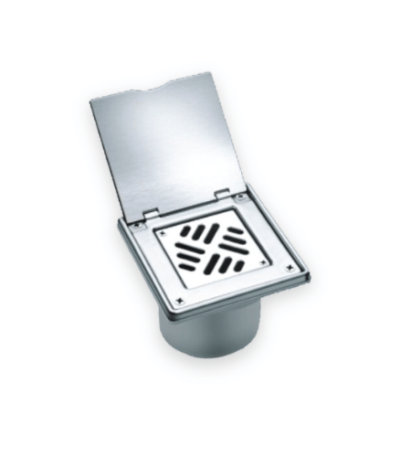 RM series Floor drain with hinged cover