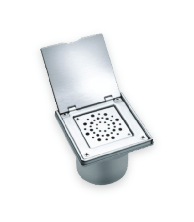 RM series Floor drain with hinged cover