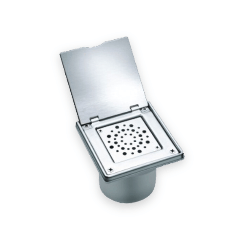 RM series Floor drain with hinged cover